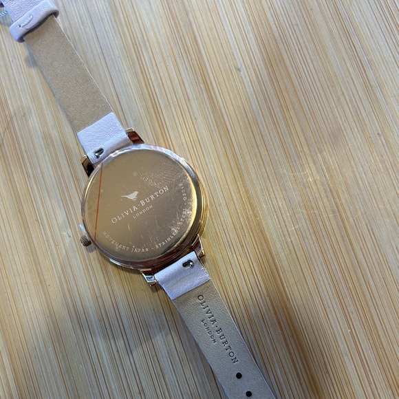 OLIVIA BURTON WATCH WITH 38MM SEMI PRECIOUS STONE FACE WITH FLORALS. - Picture 4 of 6